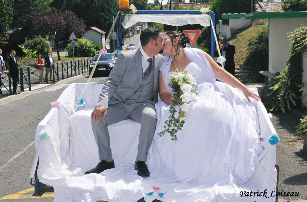 Mariage de Angélique et Cyril le 29 juillet à Civray en Touraine